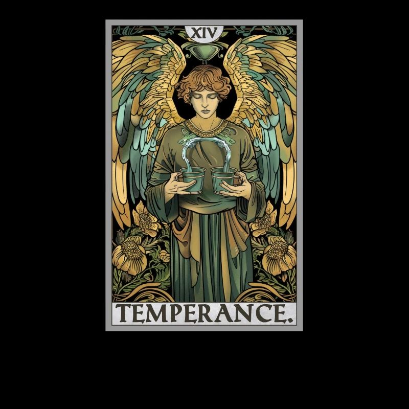 Carte de tarot Carte de tarot Tempérance Tempérance