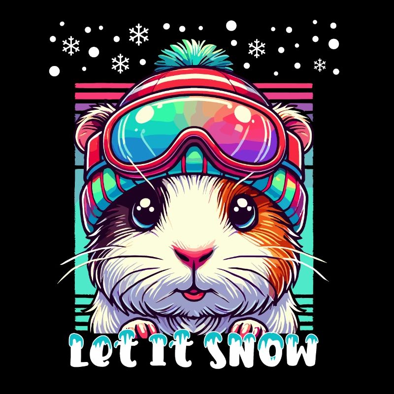 Cochon d’Inde Ski Vacances de ski Hiver Doux