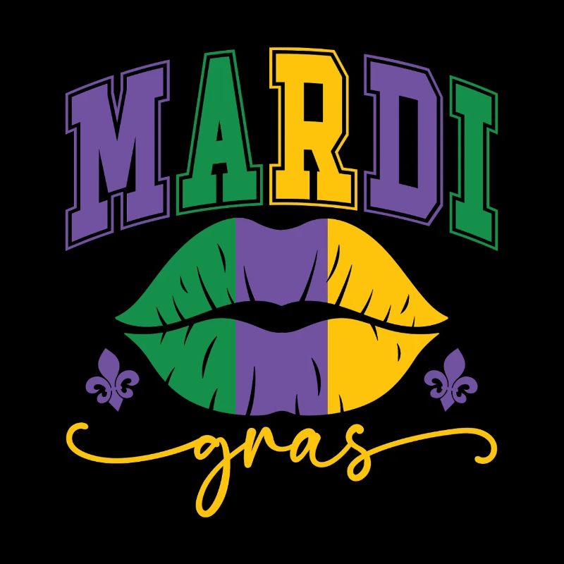 Mardi Gras Lips