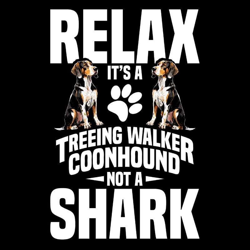 Treeing Walker Coonhound Propriétaire Chiot Relax C’est
