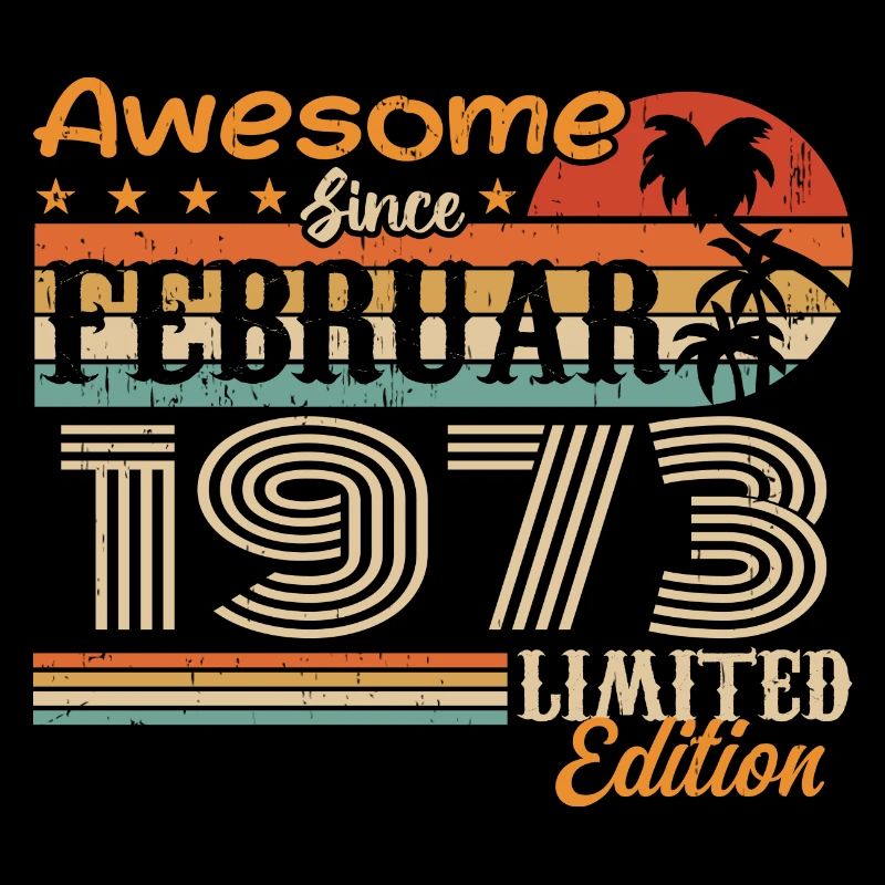 Geburtstag Vintage Geschenkidee Februar 1973