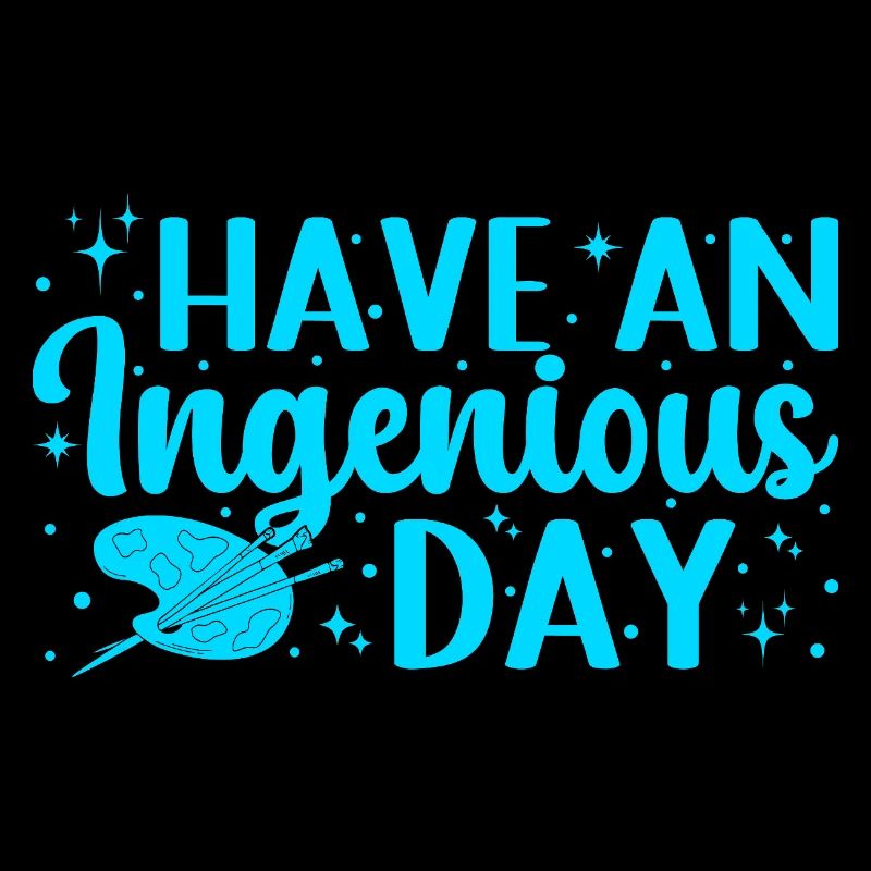 Cool Artist Have An Ingenious Day Painter Gift