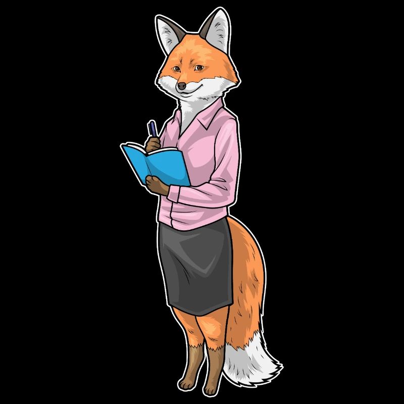 Bureau du carnet de notes du secrétaire Fox