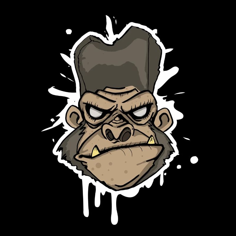 Climbing bouldering monkey gorilla