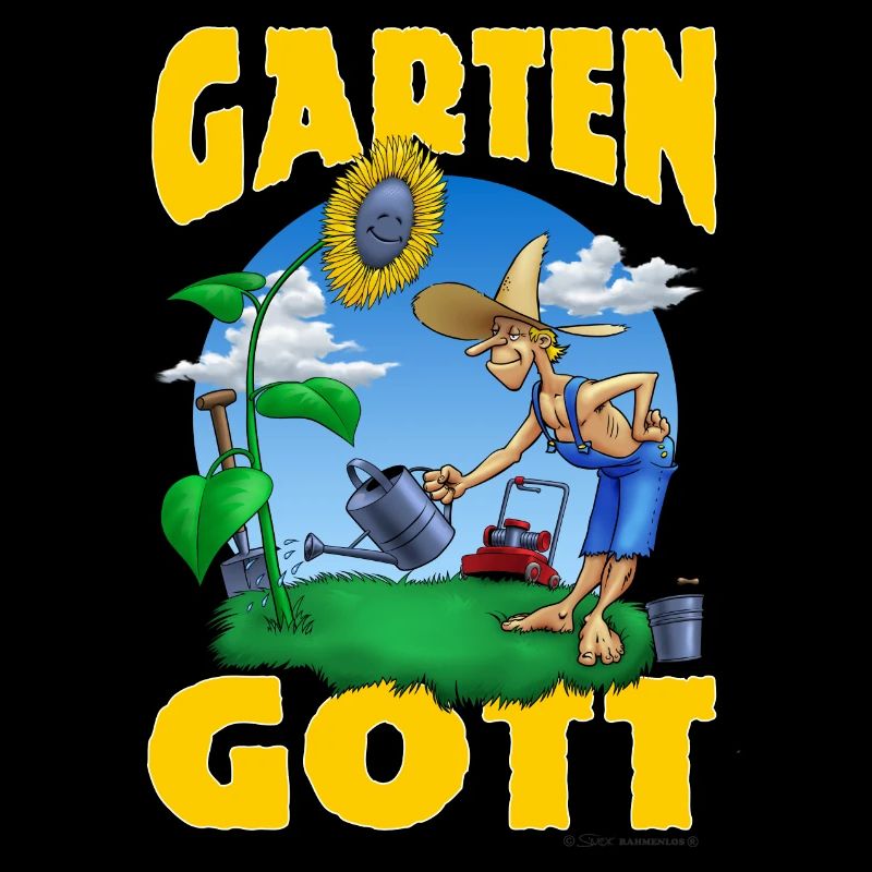 Garten Gott Sonnenblume no problem RAHMENLOS