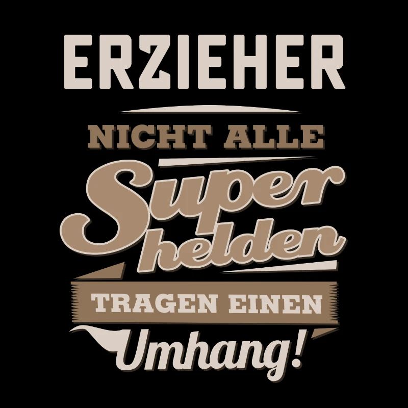 Superhelden in Sepia - Erzieher - RAHMENLOS Beruf