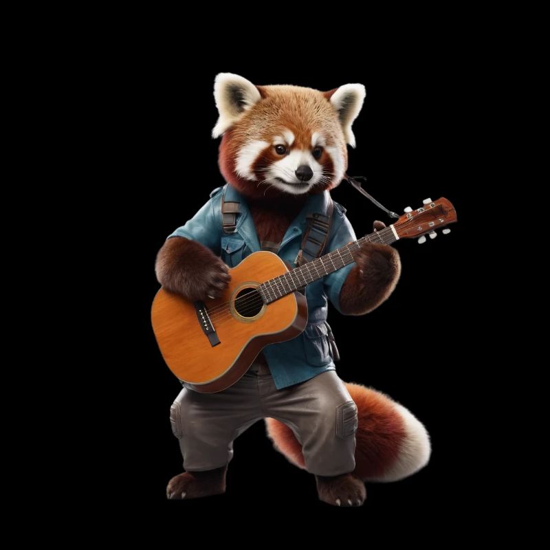 Red Panda Gitarre