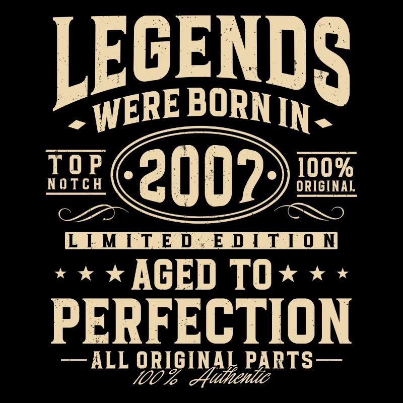 Legenden wurden 2007 geboren