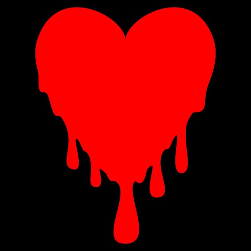dripping heart