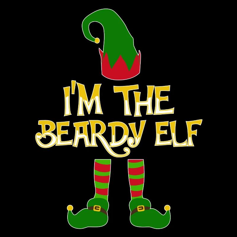 Beardy Elf - Bärtiger Wichtel Weihnachten Kostüm