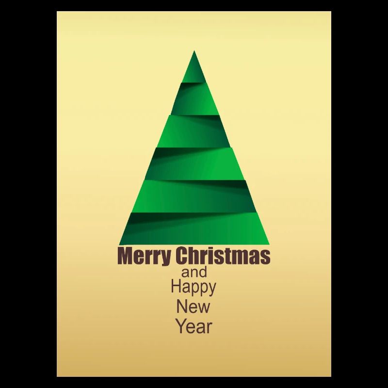 Moderner abstrakter Weihnachtsbaum Modern Abstract