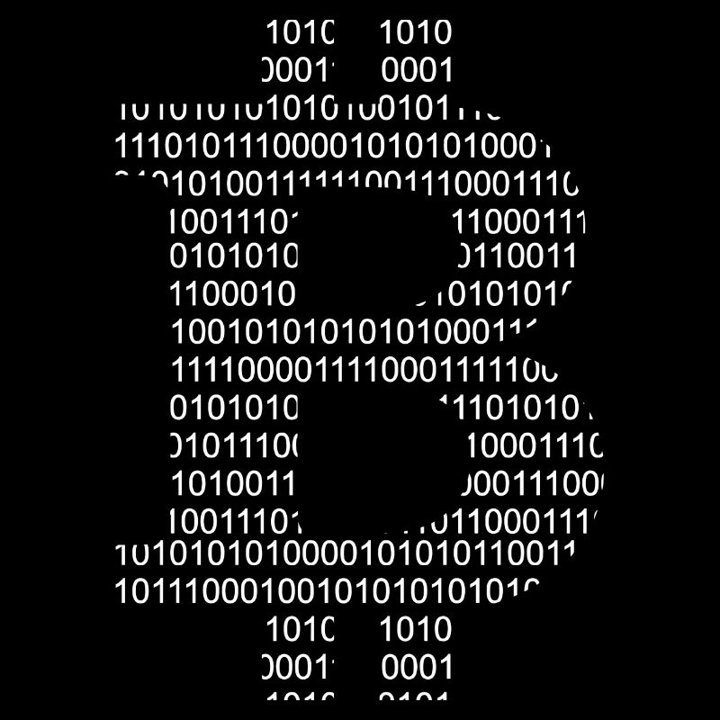 Bitcoin binary logo