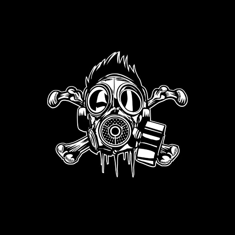 Cross Bones Gasmask