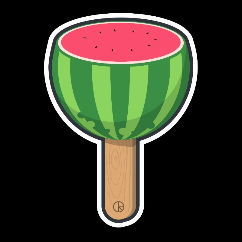 Pastèque sur un bâton