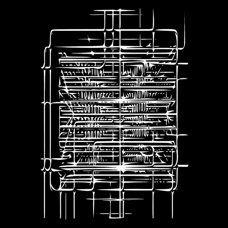 Design abstrait (blanc)
