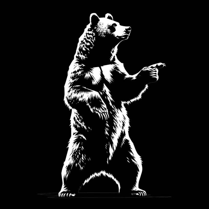 Dancing Explainer Bear | Teacher's index finger