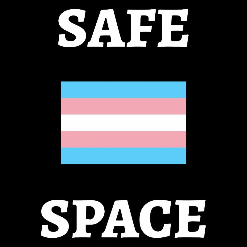 DRAPEAU TRANS SAFE SPACE