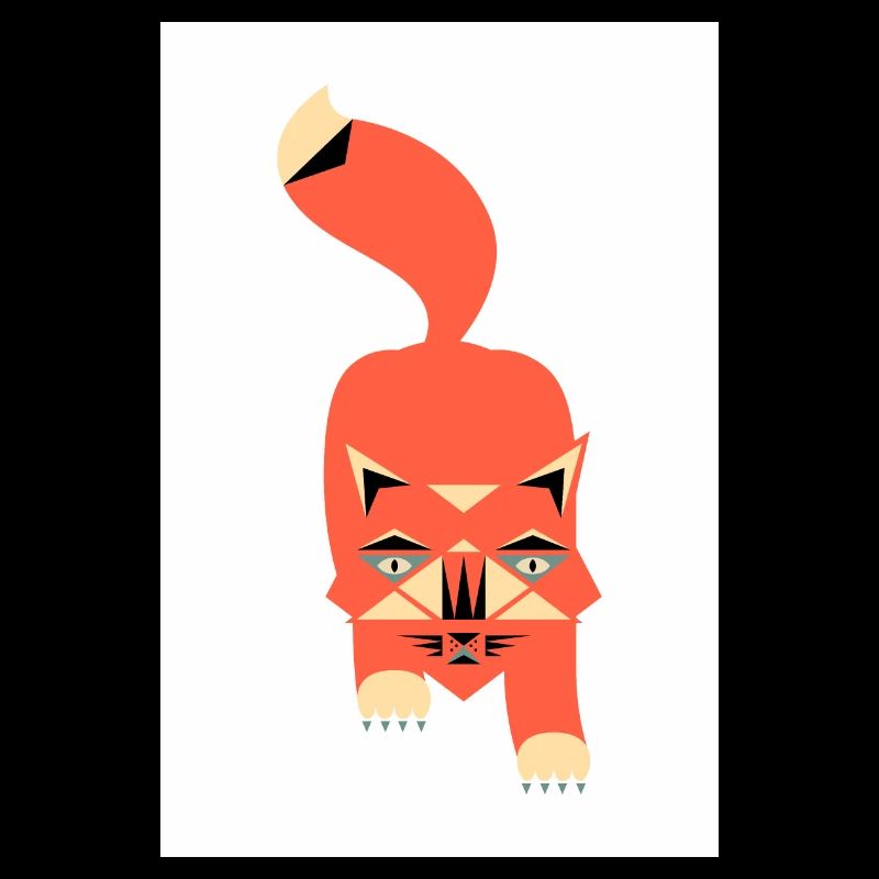 Conception d'illustration de chat