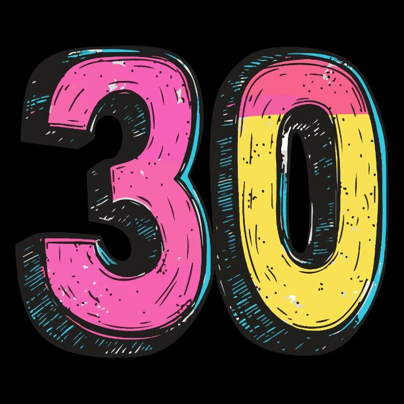 30 Zahl Comic