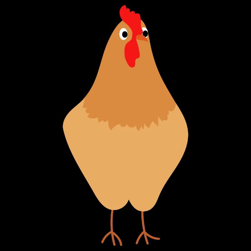 Cute Scary Chicken - Gift Idea