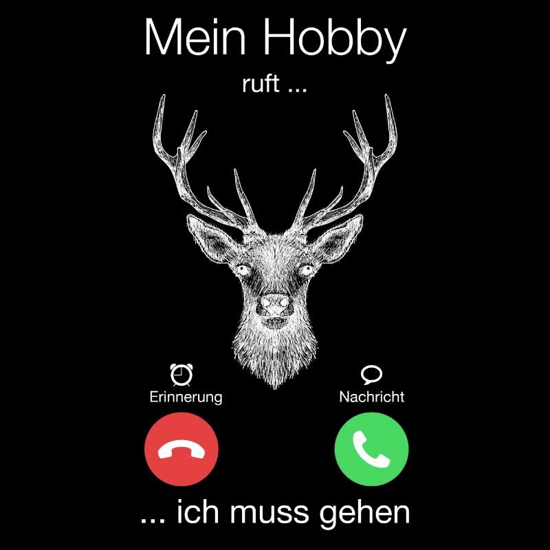 Geschenk Anruf Jagd Hirsch ruft