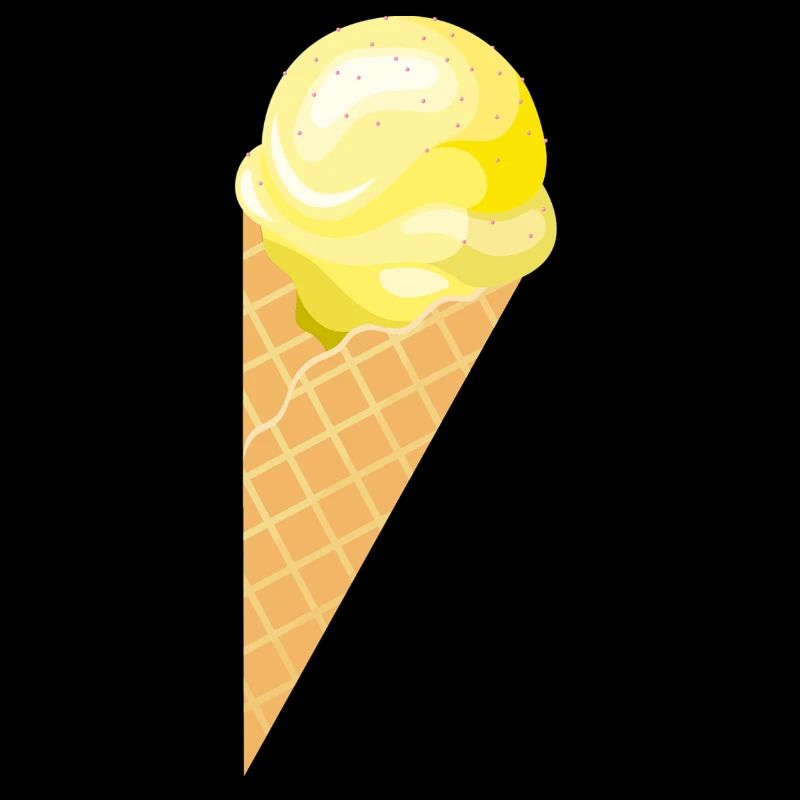 Kugel Vanille Eis Geschenk Idee