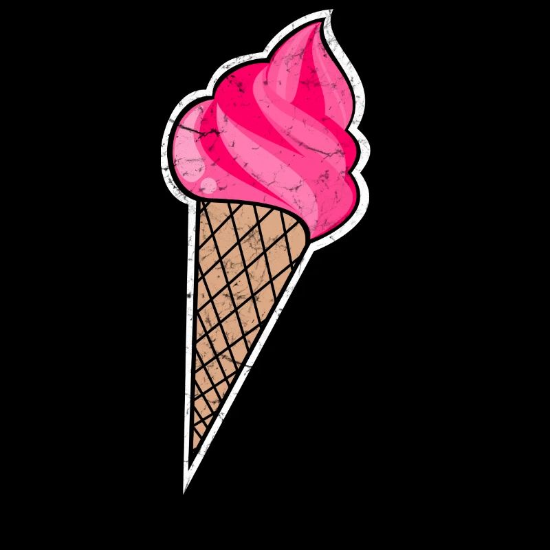 Lick it / cornet de crème glacée / crème glacée / soleil d'été T-shirt