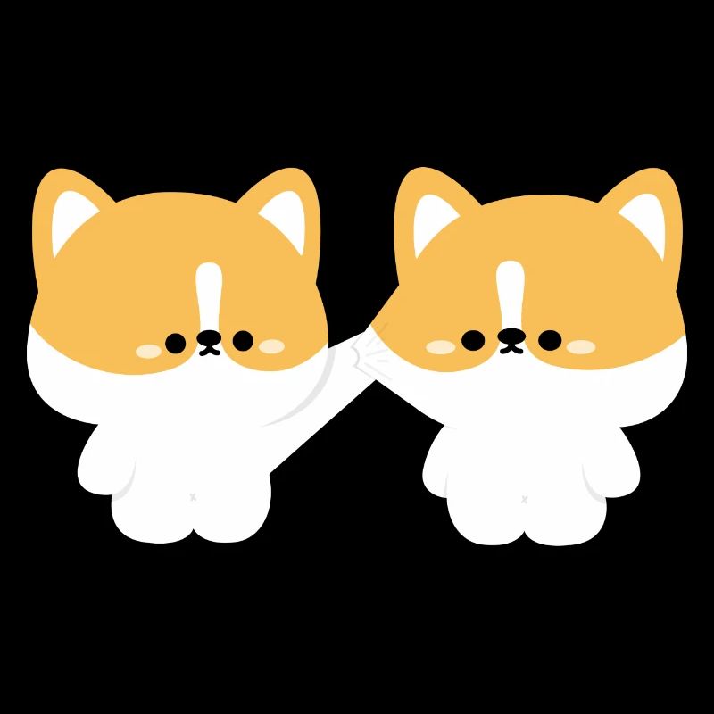 Corgi Couple