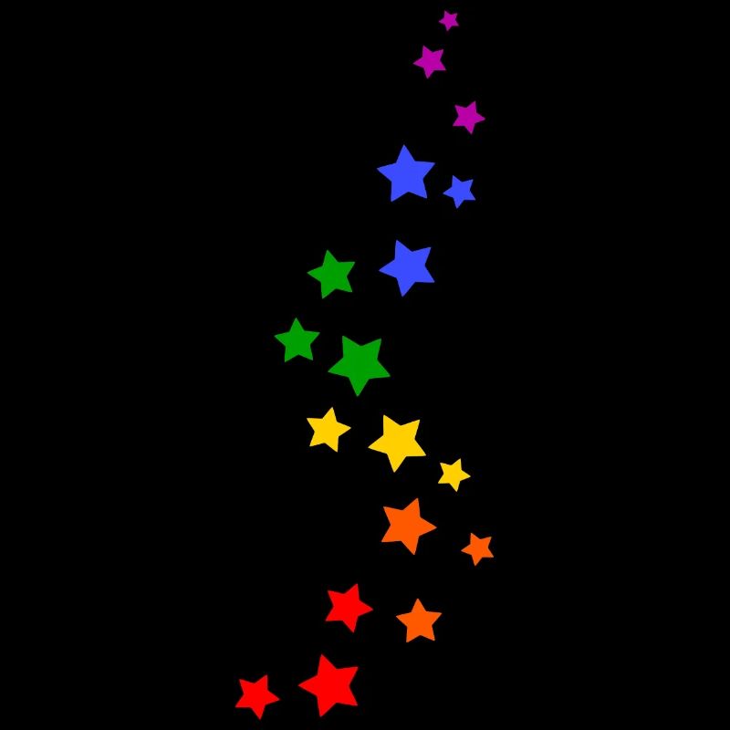 Regenbogen Sterne Pride