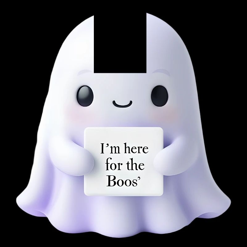 Halloween Spruch Geist Geschenkidee