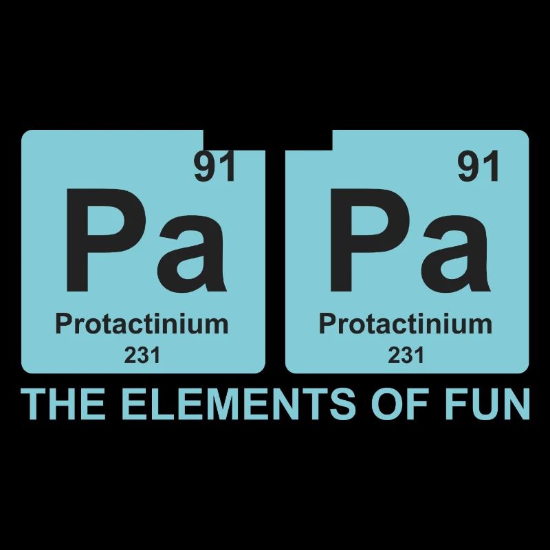 Dad Elements Science Gift Funny Dad