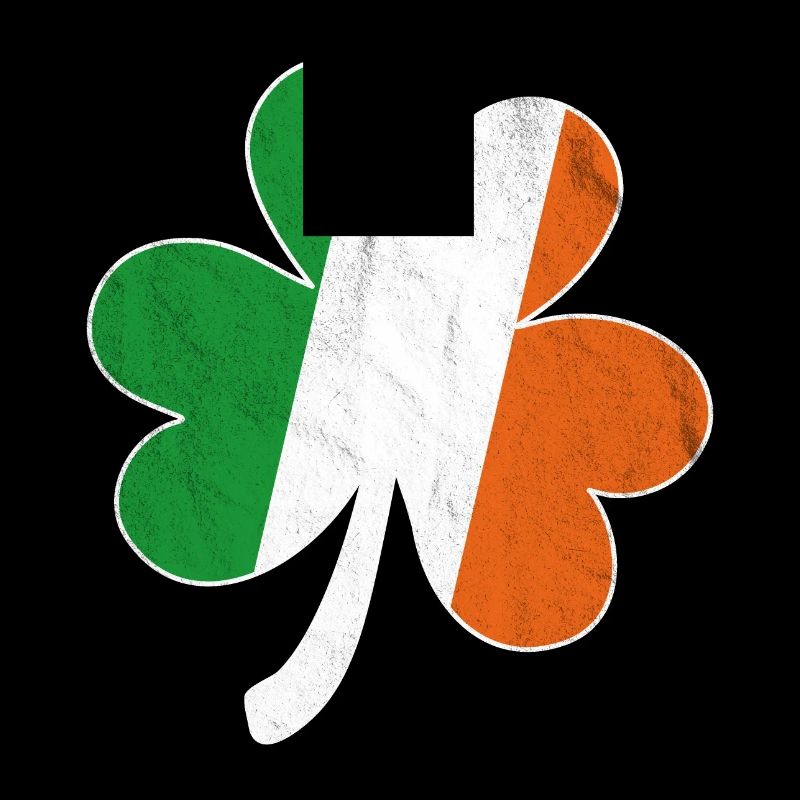 Drapeau irlandais Shamrock