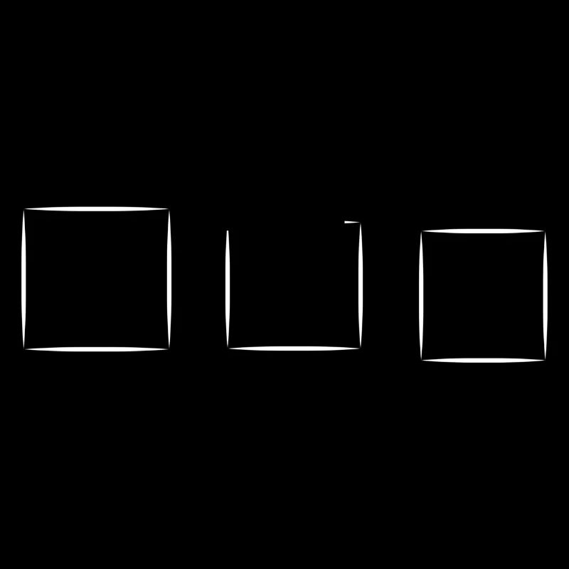 three squares square square