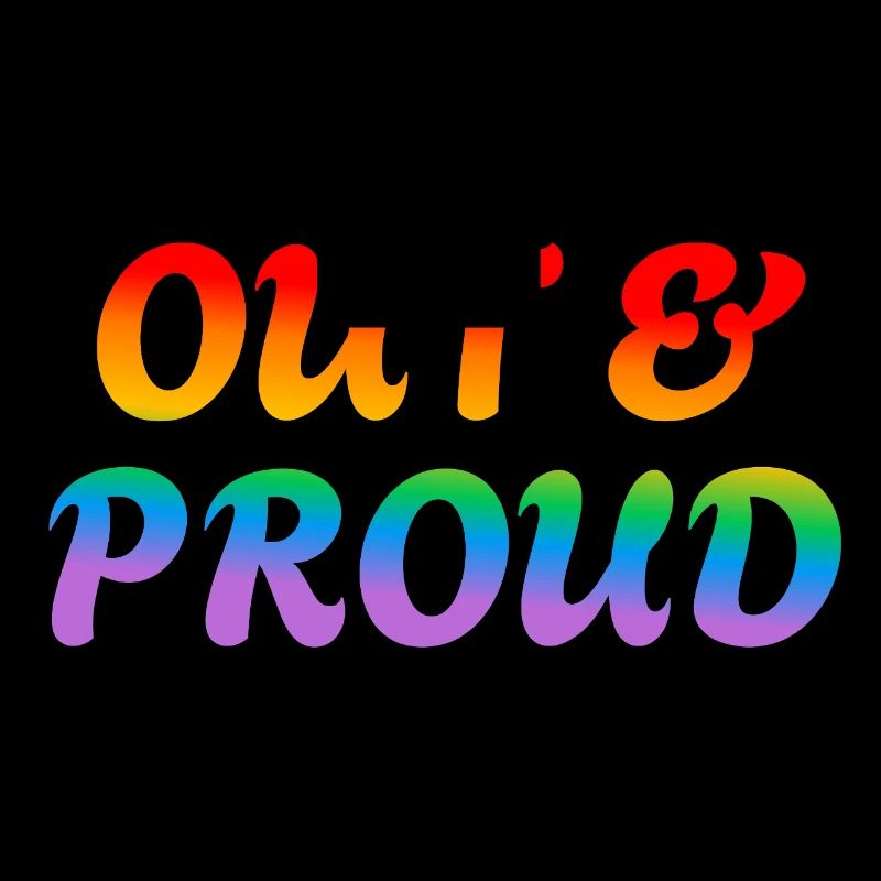 Out and proud LGBT rainbow pride