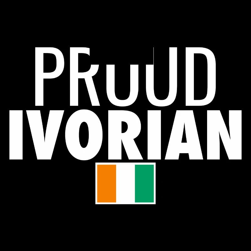 Fier drapeau ivoirien de la Côte d’Ivoire