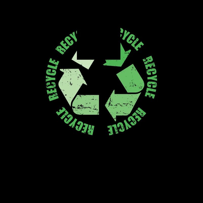 Recycle for a green environment Environmental protection