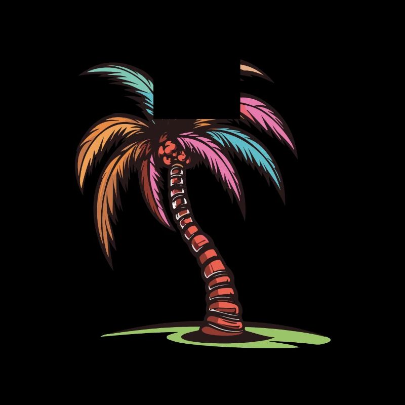 Palme Urlaub Symbol