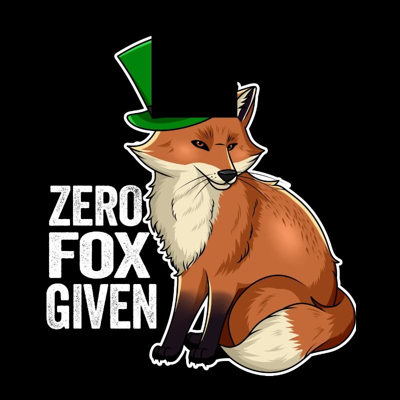 Zero Fox Given Pun Cute Kawaii Irish Fox