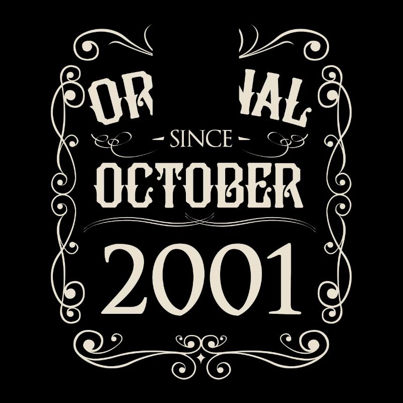 Vintage - Original since October 2001 Birthday