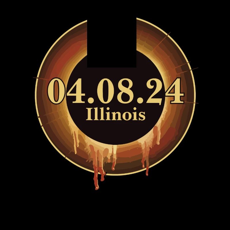 Total Solar Eclipse Path of Totality Illinois