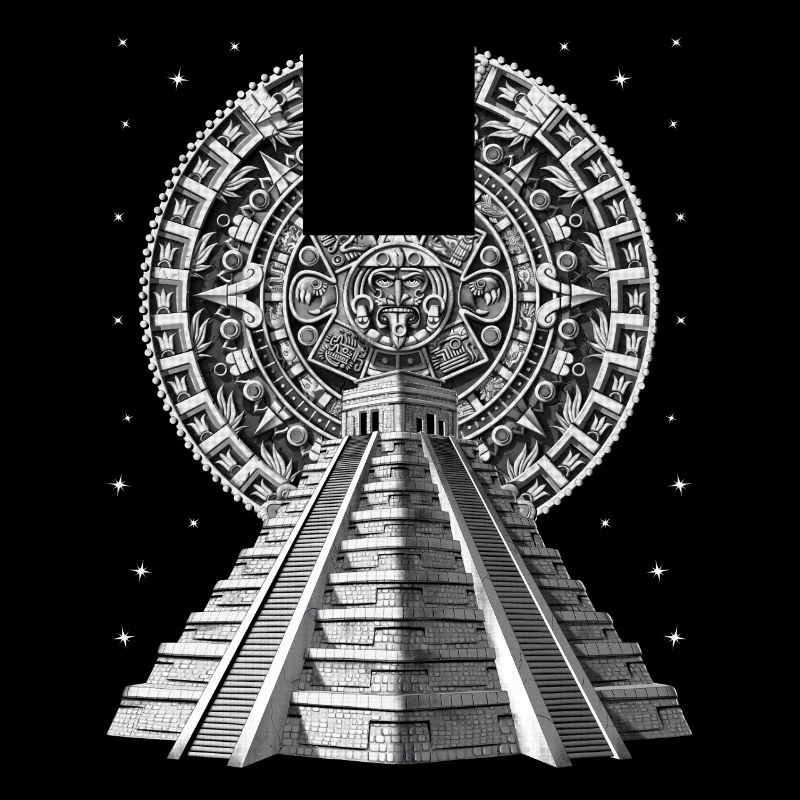 Aztekischer Pyramidenkalender