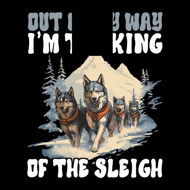 Sledding Sled dogs