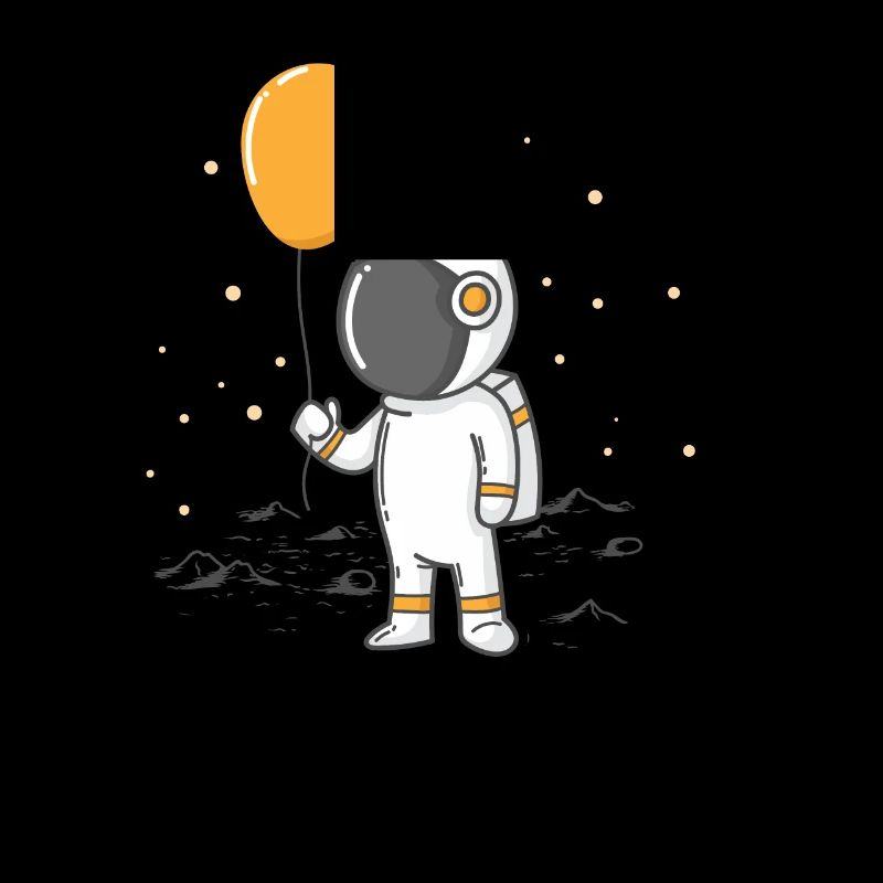 Astronaut with balloon