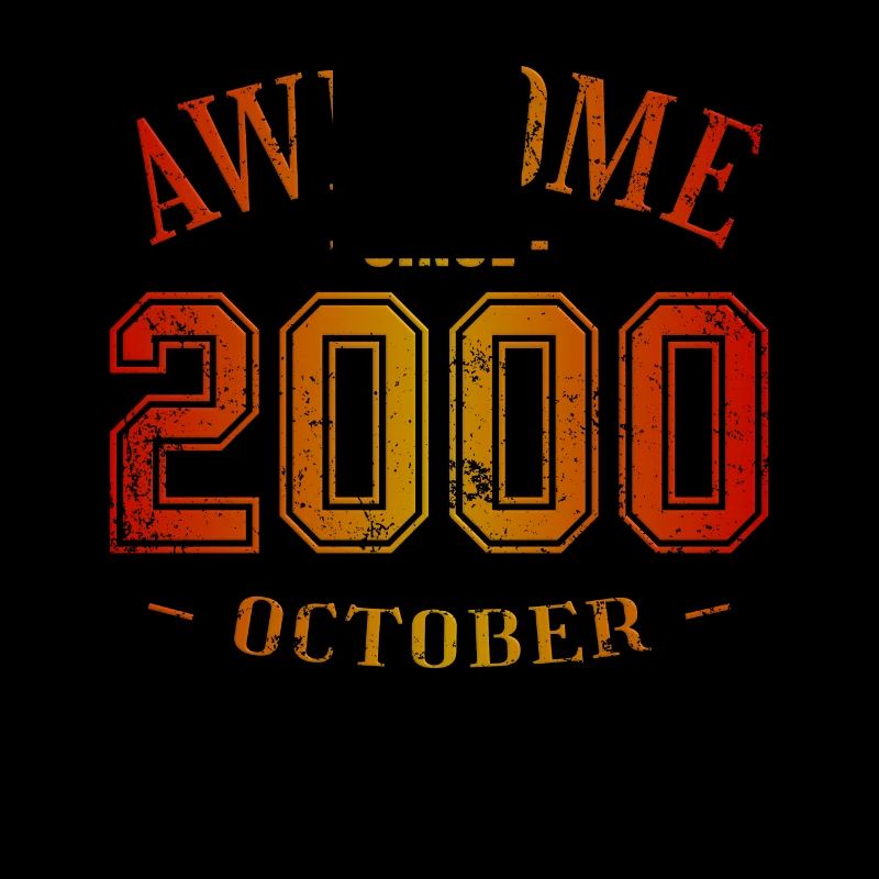 October 2000 - Birthday in October Awesome