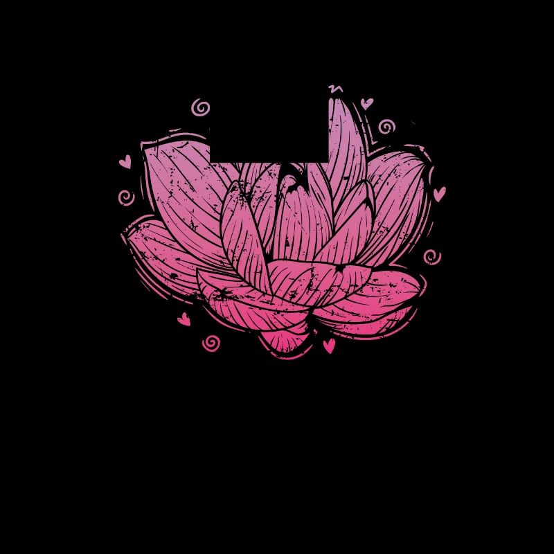 Fleur de lotus fleurit sur la plante
