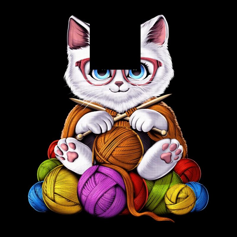 Cat Crocheting
