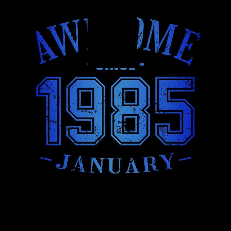 January 1985 - Geburtstag im Januar Awesome