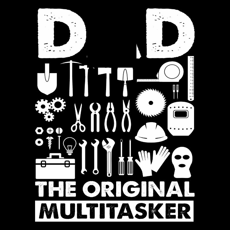 Dad the original Multitasker