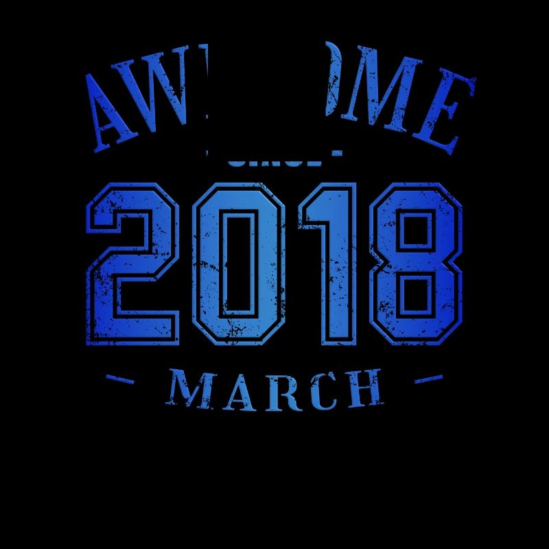March 2018 - Birthday in March Awesome