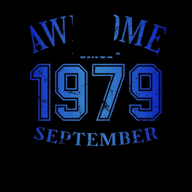 September 1979 - Birthday in September Awesome
